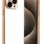 Uray store Apple iPhone 15 Pro Max Razer Lensli Silikon - Gold