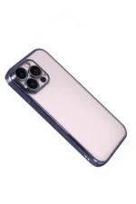 Uray store Apple iPhone 15 Pro Max Razer Lensli Silikon - Lacivert - Görsel 4
