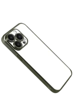 Uray store Apple iPhone 15 Pro Max Razer Lensli Silikon - Yeşil - Görsel 4