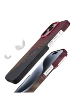 Uray store Apple iPhone 15 Pro Max Vega Magsafe Kapak - Çöl Titanyum - Görsel 3