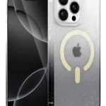 Uray store Apple iPhone 15 Pro Pummel Shiny Magsafe Kapak - Siyah