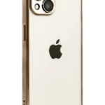 Uray store Apple iPhone 15 Razer Lensli Silikon - Çöl Titanyum