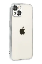 Uray store Apple iPhone 15 Razer Lensli Silikon - Gümüş
