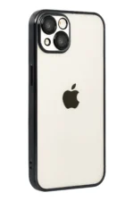 Uray store Apple iPhone 15 Razer Lensli Silikon - Siyah