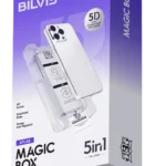 Uray store Apple iPhone 16 Bilvis 5in1 3D Magic Cam Ekran Koruyucu - Siyah