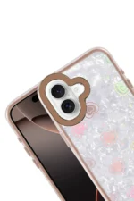 Uray store Apple iPhone 16 Lumi Desenli Kapak - Çöl Titanyum - Görsel 2