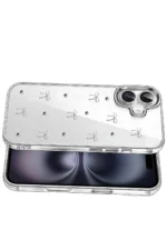 Uray store Apple iPhone 16 Plus Fiyonk Desenli Kapak - Desen 5 - Görsel 4