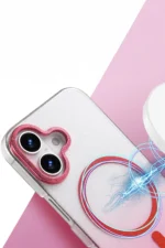 Uray store Apple iPhone 16 Plus Glossy Magsafe Kapak - Mor - Görsel 2