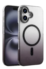 Uray store Apple iPhone 16 Plus Glossy Magsafe Kapak - Siyah