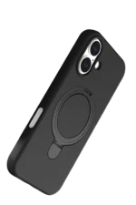 Uray store Apple iPhone 16 Plus Regal Magsafe Standlı Kapak - Siyah - Görsel 3