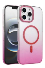 Uray store Apple iPhone 16 Pro Glossy Magsafe Kapak - Pembe