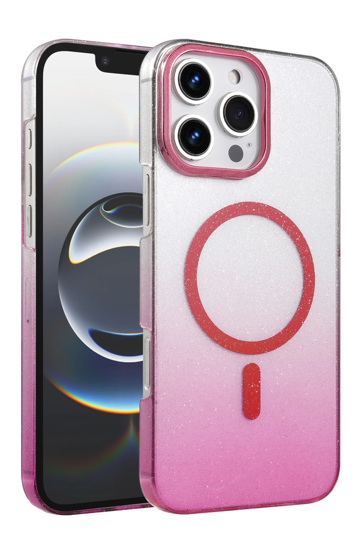 newface-apple-iphone-16-pro-glossy-magsafe-kapak-pembe-default Uray store Apple iPhone 16 Pro Glossy Magsafe Kapak - Pembe - Görsel 1