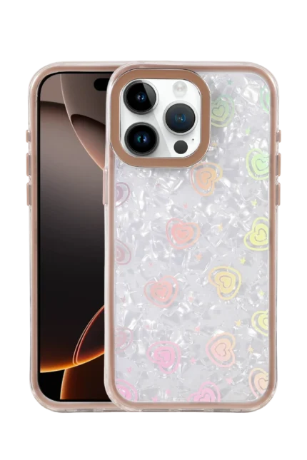 Uray store Apple iPhone 16 Pro Lumi Desenli Kapak - Çöl Titanyum