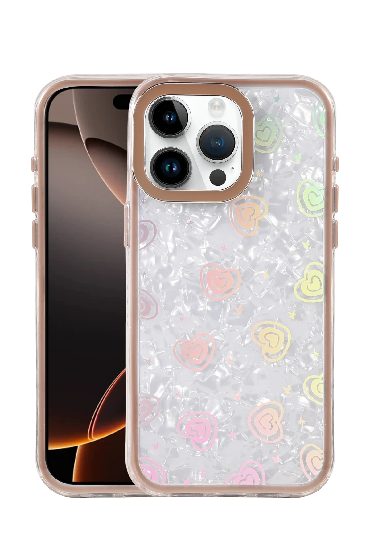 newface-apple-iphone-16-pro-lumi-desenli-kapak-col-titanyum-default Uray store Apple iPhone 16 Pro Lumi Desenli Kapak - Çöl Titanyum - Görsel 1