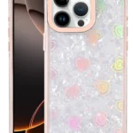 Uray store Apple iPhone 16 Pro Lumi Desenli Kapak - Pembe