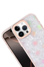 Uray store Apple iPhone 16 Pro Lumi Desenli Kapak - Pembe - Görsel 3