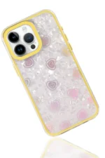 Uray store Apple iPhone 16 Pro Lumi Desenli Kapak - Sarı - Görsel 4