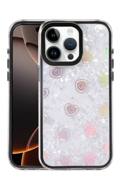Uray store Apple iPhone 16 Pro Lumi Desenli Kapak - Siyah