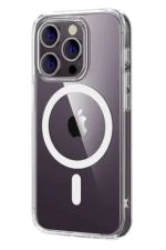 Uray store Apple iPhone 16 Pro Max Combo Sert Şeffaf Magsafe Kapak - Şeffaf - Görsel 3