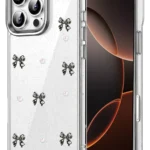 Uray store Apple iPhone 16 Pro Max Fiyonk Desenli Kapak - Desen 8