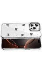 Uray store Apple iPhone 16 Pro Max Fiyonk Desenli Kapak - Desen 8 - Görsel 3