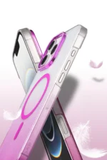 Uray store Apple iPhone 16 Pro Max Glossy Magsafe Kapak - Mavi - Görsel 3