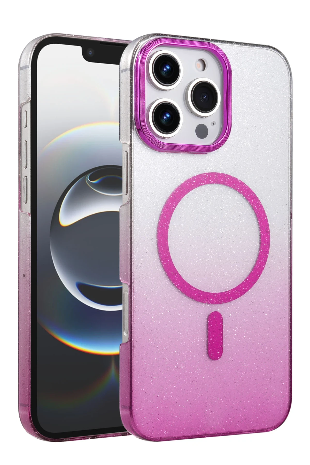 newface-apple-iphone-16-pro-max-glossy-magsafe-kapak-mor-default Uray store Apple iPhone 16 Pro Max Glossy Magsafe Kapak - Mor - Görsel 1