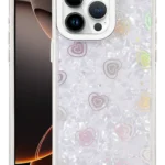 Uray store Apple iPhone 16 Pro Max Lumi Desenli Kapak - Beyaz