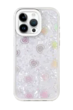 Uray store Apple iPhone 16 Pro Max Lumi Desenli Kapak - Beyaz - Görsel 3