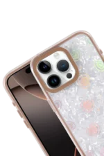 Uray store Apple iPhone 16 Pro Max Lumi Desenli Kapak - Çöl Titanyum - Görsel 2