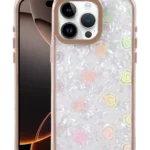 Uray store Apple iPhone 16 Pro Max Lumi Desenli Kapak - Çöl Titanyum