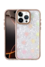 Uray store Apple iPhone 16 Pro Max Lumi Desenli Kapak - Çöl Titanyum