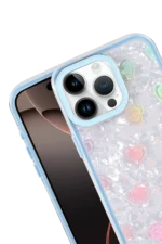 Uray store Apple iPhone 16 Pro Max Lumi Desenli Kapak - Mavi - Görsel 2