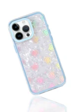 Uray store Apple iPhone 16 Pro Max Lumi Desenli Kapak - Mavi - Görsel 4