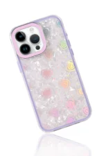 Uray store Apple iPhone 16 Pro Max Lumi Desenli Kapak - Mor - Görsel 4