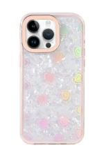 Uray store Apple iPhone 16 Pro Max Lumi Desenli Kapak - Pembe - Görsel 2