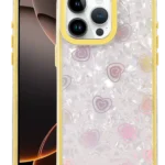 Uray store Apple iPhone 16 Pro Max Lumi Desenli Kapak - Sarı