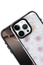 Uray store Apple iPhone 16 Pro Max Lumi Desenli Kapak - Siyah - Görsel 2