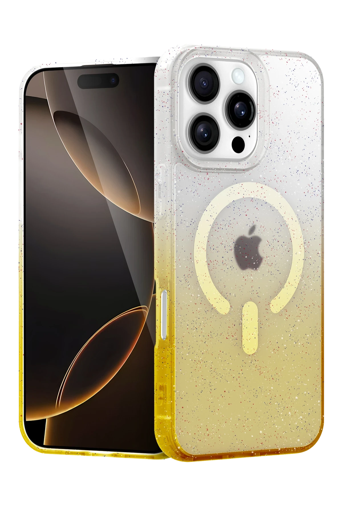 newface-apple-iphone-16-pro-max-pummel-shiny-magsafe-kapak-gold-default Uray store Apple iPhone 16 Pro Max Pummel Shiny Magsafe Kapak - Gold - Görsel 1