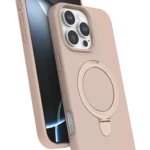 Uray store Apple iPhone 16 Pro Max Regal Magsafe Standlı Kapak - Çöl Titanyum