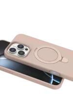 Uray store Apple iPhone 16 Pro Max Regal Magsafe Standlı Kapak - Çöl Titanyum - Görsel 4