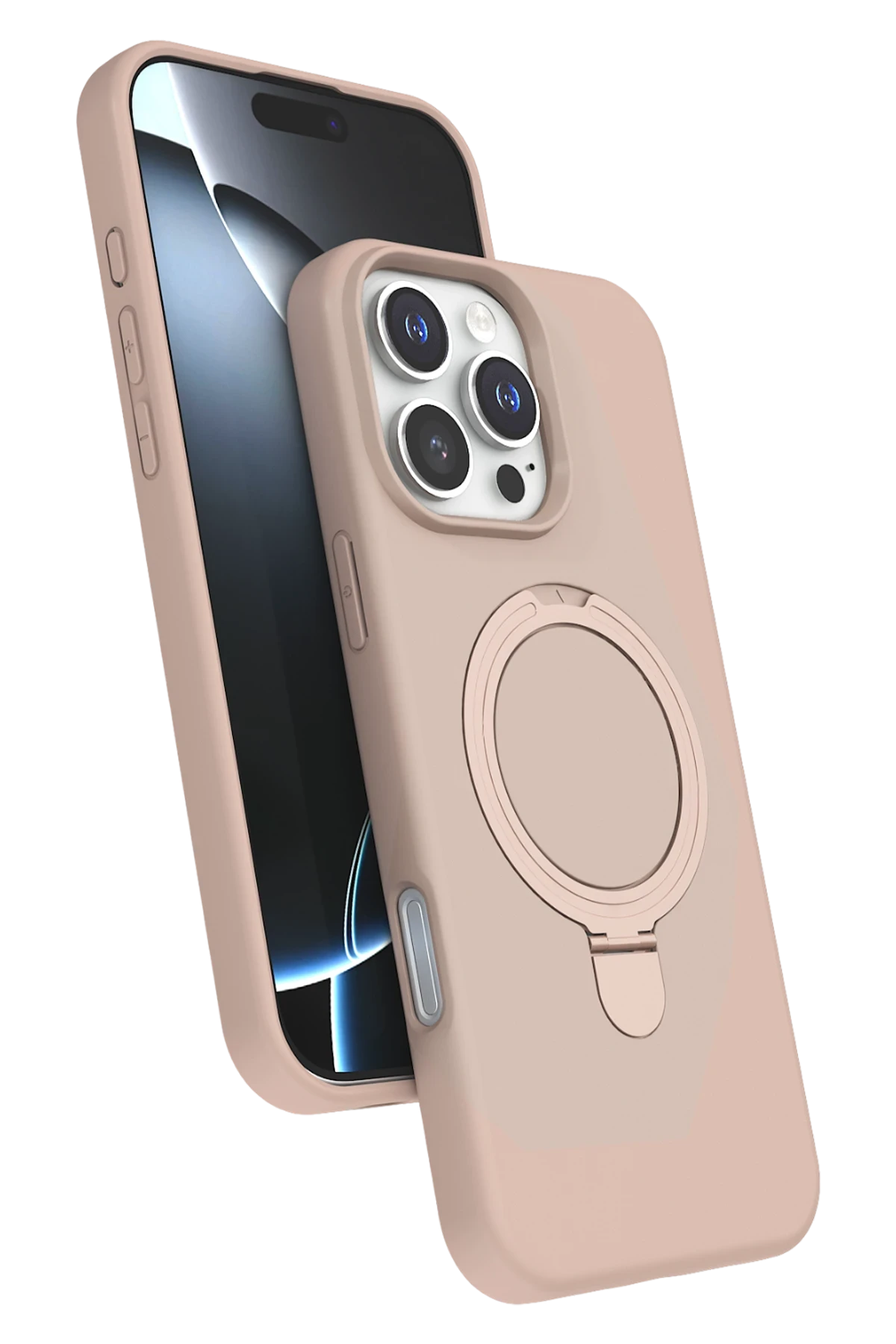 newface-apple-iphone-16-pro-max-regal-magsafe-standli-kapak-col-titanyum-default Uray store Apple iPhone 16 Pro Max Regal Magsafe Standlı Kapak - Çöl Titanyum - Görsel 1