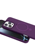 Uray store Apple iPhone 16 Pro Max Regal Magsafe Standlı Kapak - Derin Mor - Görsel 4