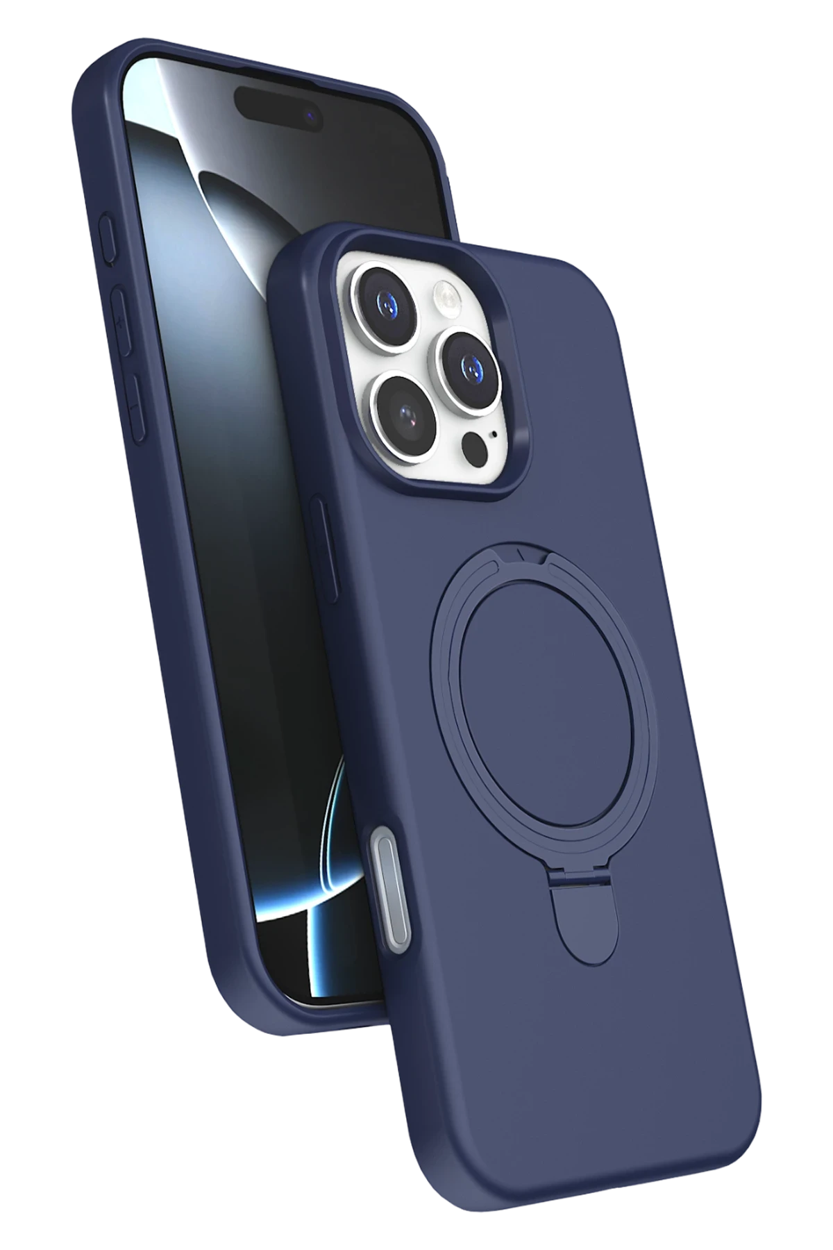 newface-apple-iphone-16-pro-max-regal-magsafe-standli-kapak-lacivert-default Uray store Apple iPhone 16 Pro Max Regal Magsafe Standlı Kapak - Lacivert - Görsel 1