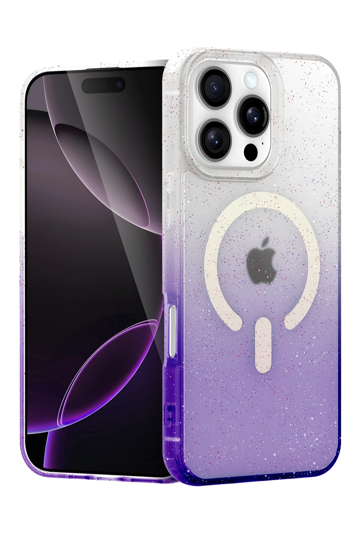 newface-apple-iphone-16-pro-pummel-shiny-magsafe-kapak-mor-default Uray store Apple iPhone 16 Pro Pummel Shiny Magsafe Kapak - Mor - Görsel 1