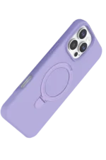 Uray store Apple iPhone 16 Pro Regal Magsafe Standlı Kapak - Lila - Görsel 3