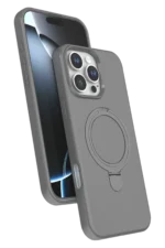 Uray store Apple iPhone 16 Pro Regal Magsafe Standlı Kapak - Titan Gri