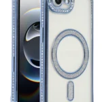 Uray store Apple iPhone 16E Joke Simli Magneticsafe Kılıf - Mavi