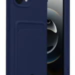 Uray store Apple iPhone 16E Kelvin Kartvizitli Silikon - Lacivert