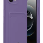 Uray store Apple iPhone 16E Kelvin Kartvizitli Silikon - Lila